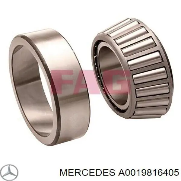 Подшипник ступицы задней наружный MERCEDES A0019816405