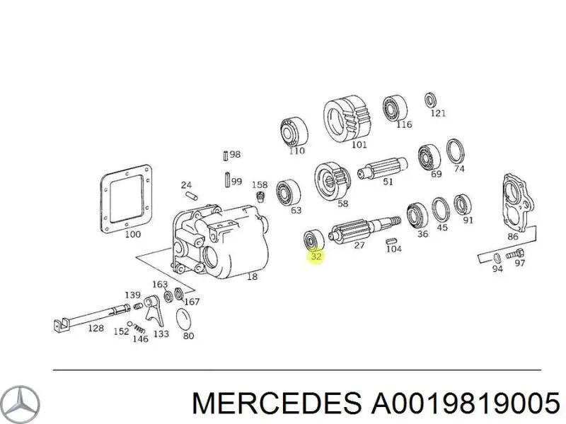  0019819005 Mercedes