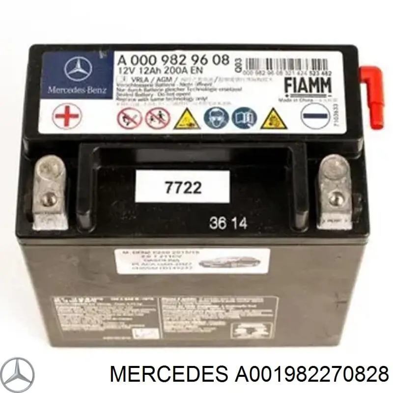 Аккумулятор Mercedes A001982270828