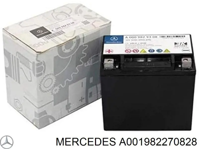 Аккумулятор автомобильный Mercedes A001982270828 цена, от 73.36 USD