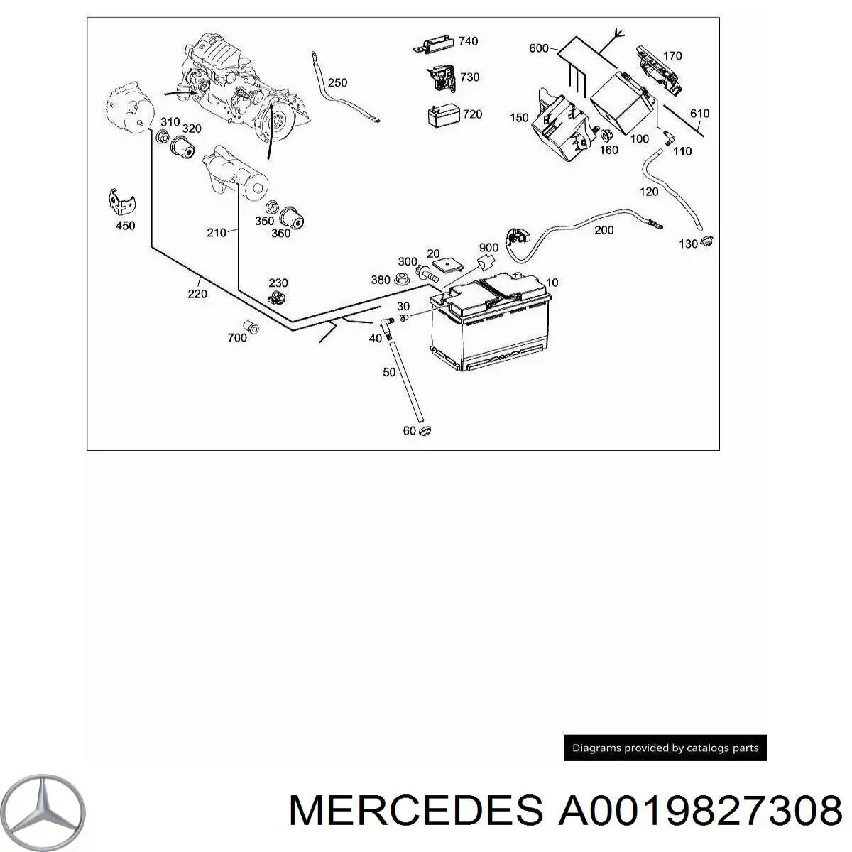  A0019827308 Mercedes