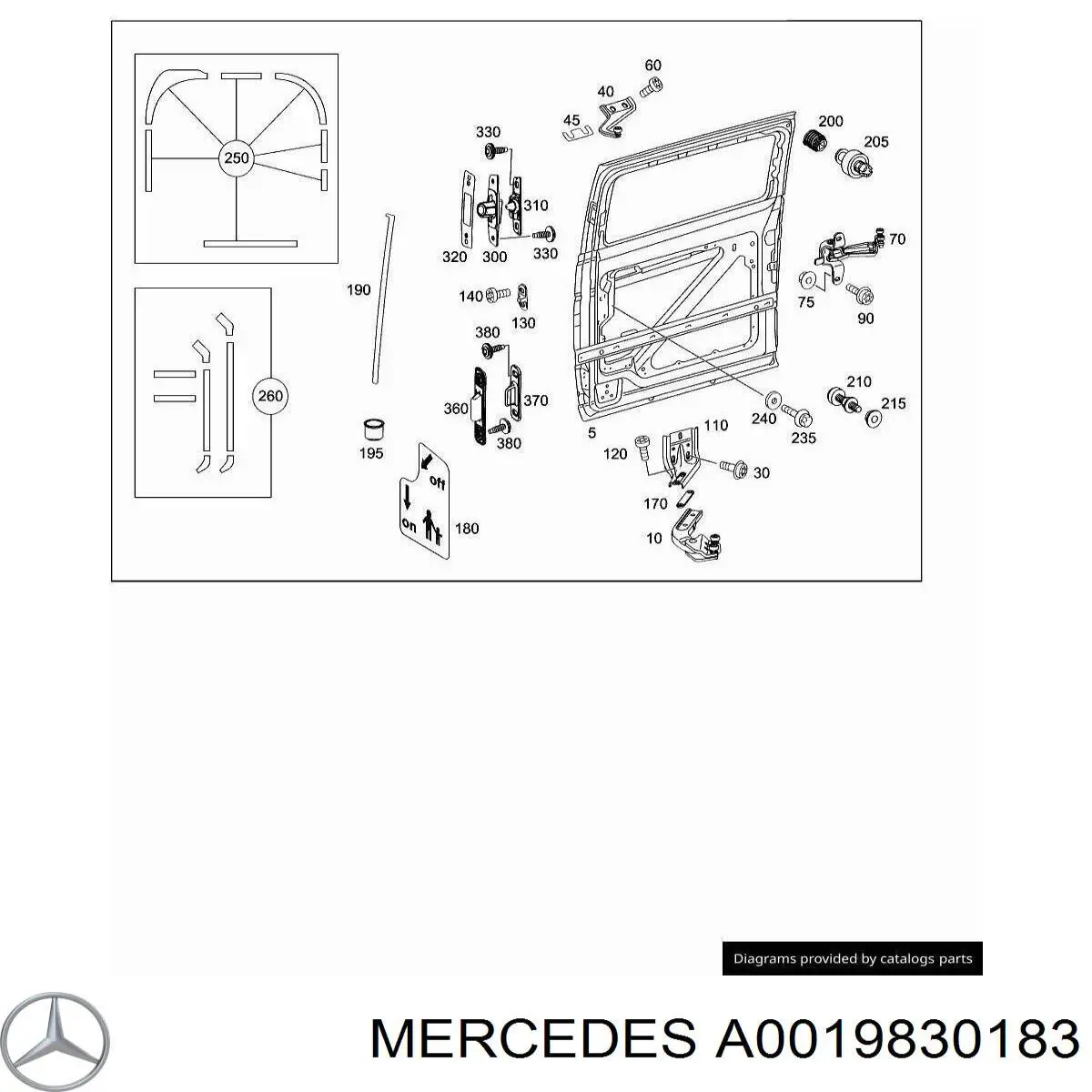 A0019830183 Mercedes 