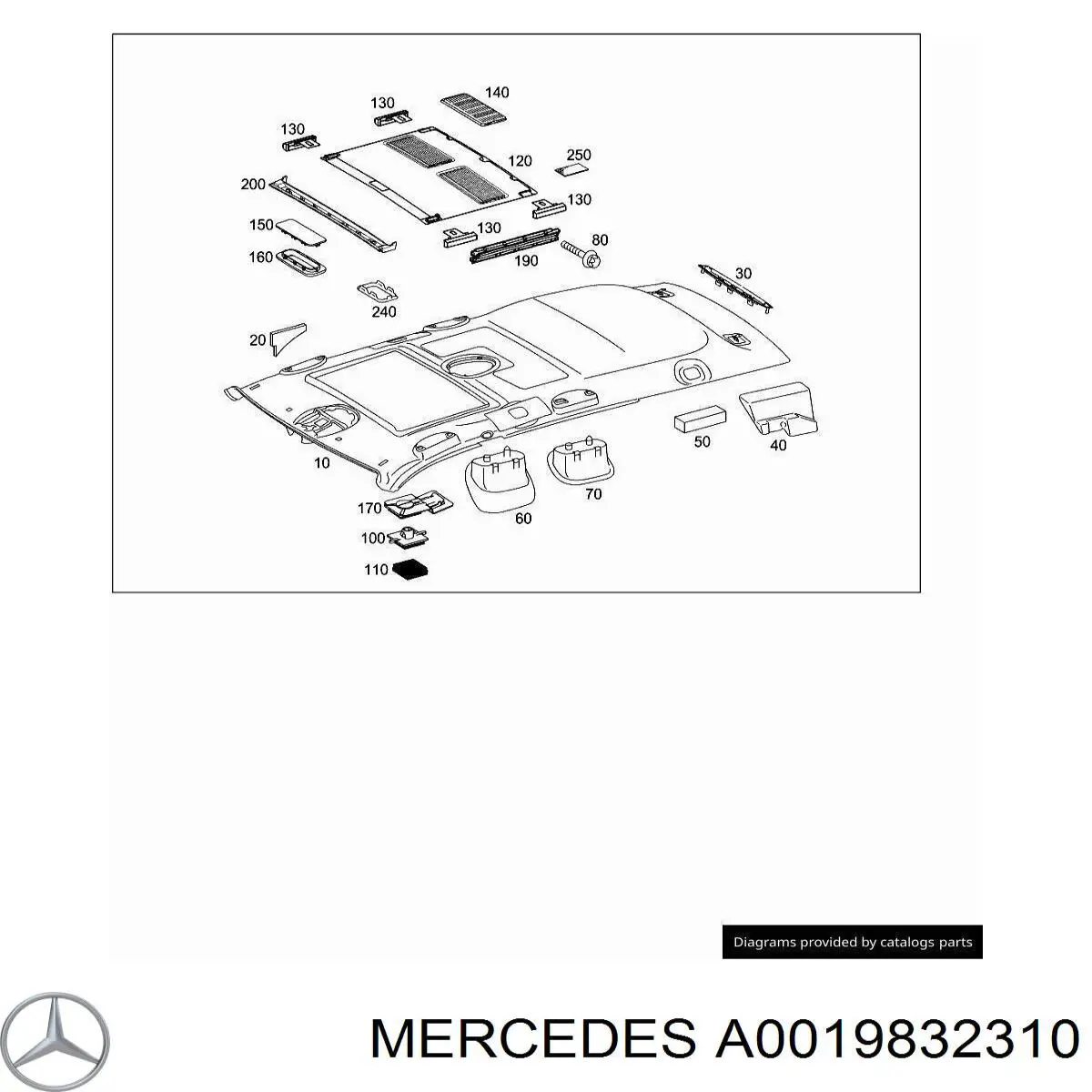 0019832310 Mercedes 