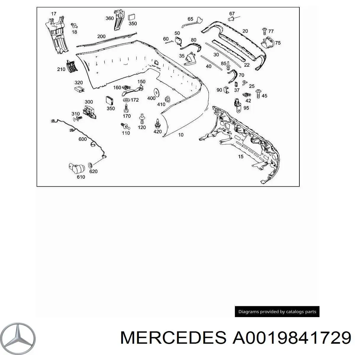  Mercedes A0019841729 цена, от 125 UAH