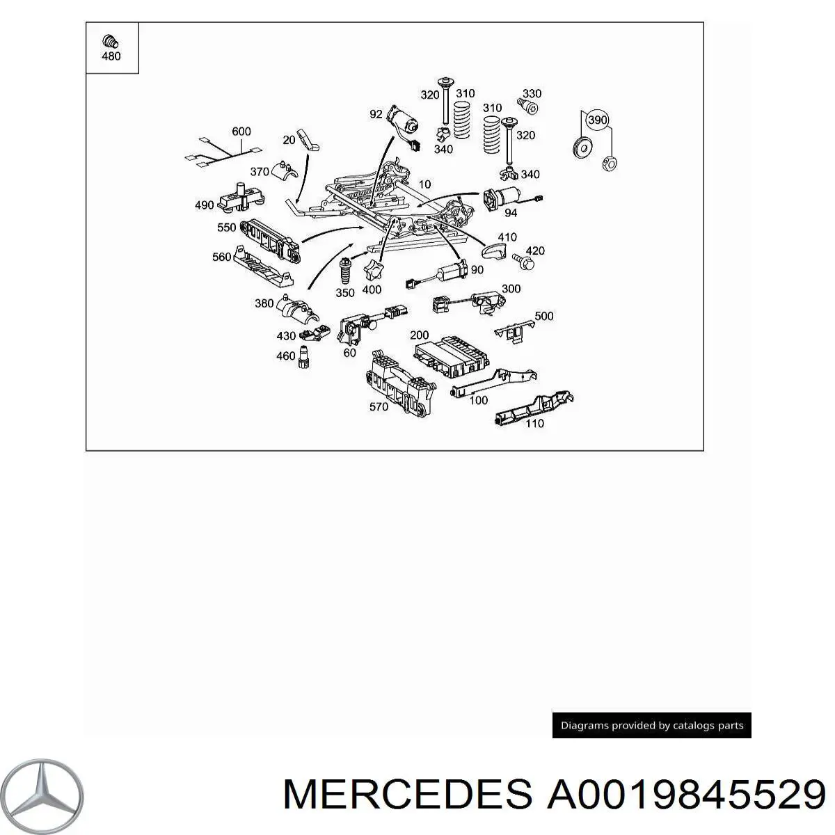  A0019845529 Mercedes