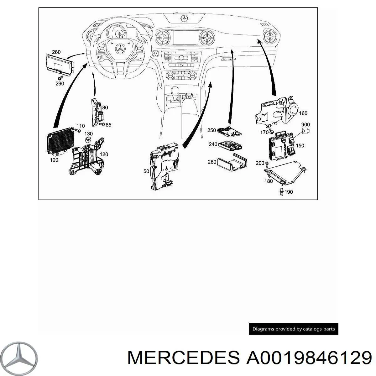 A0019846129 Mercedes 