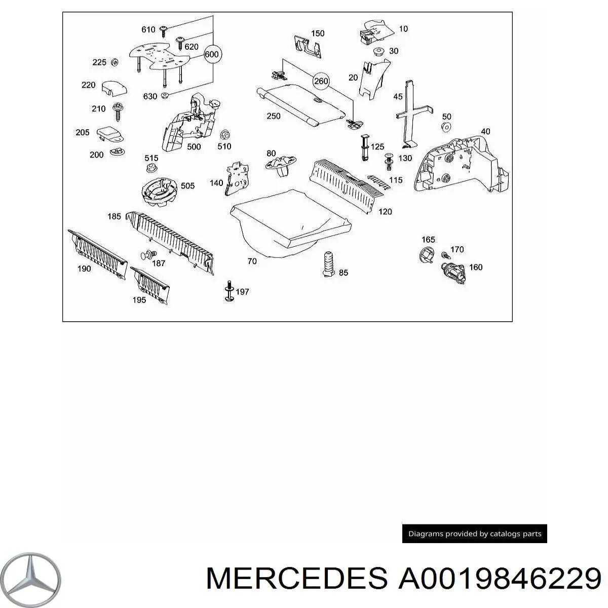  0019846229 Mercedes