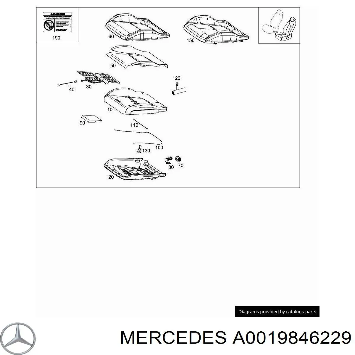  Mercedes A0019846229 цена, от 1.15 USD