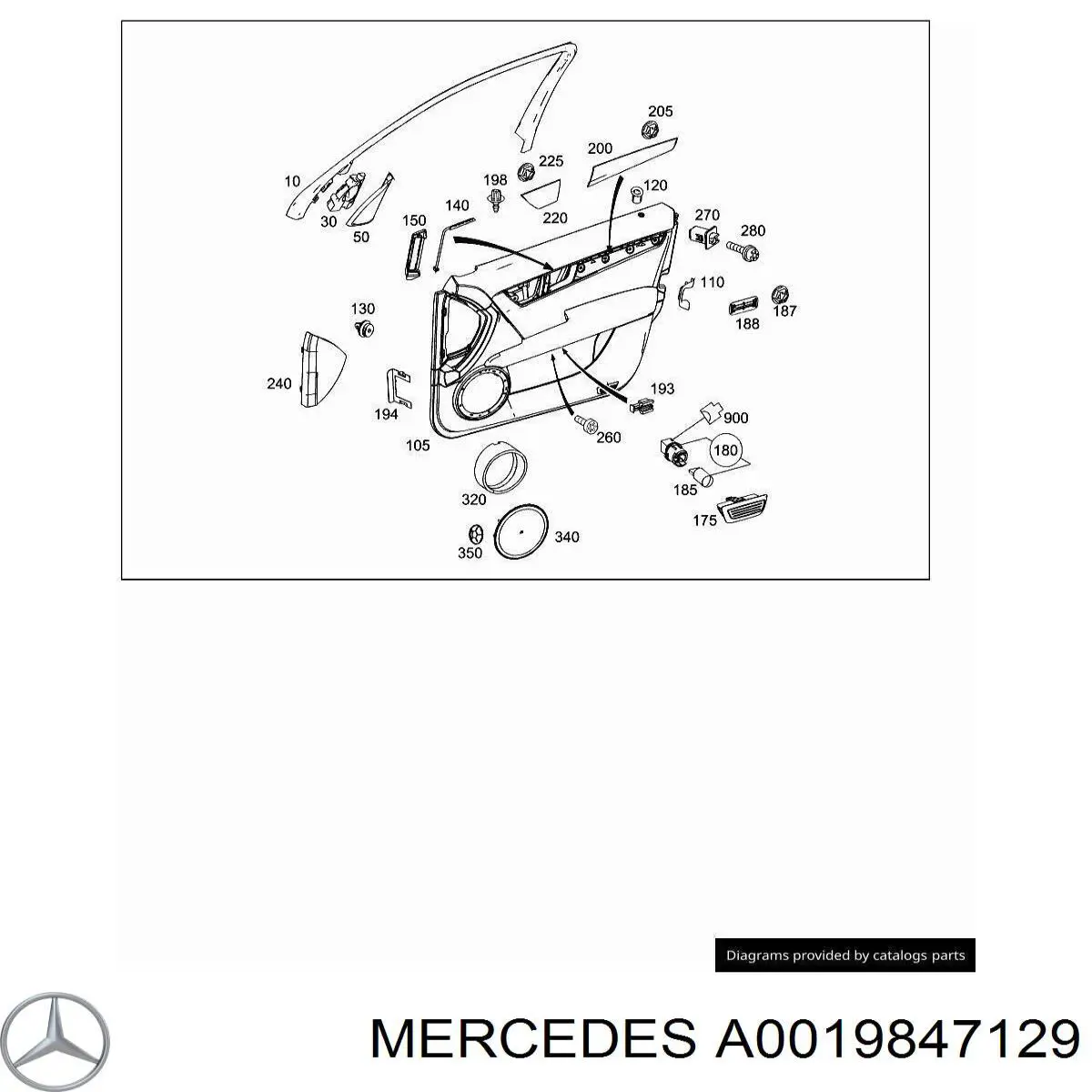 A0019847129 Mercedes 