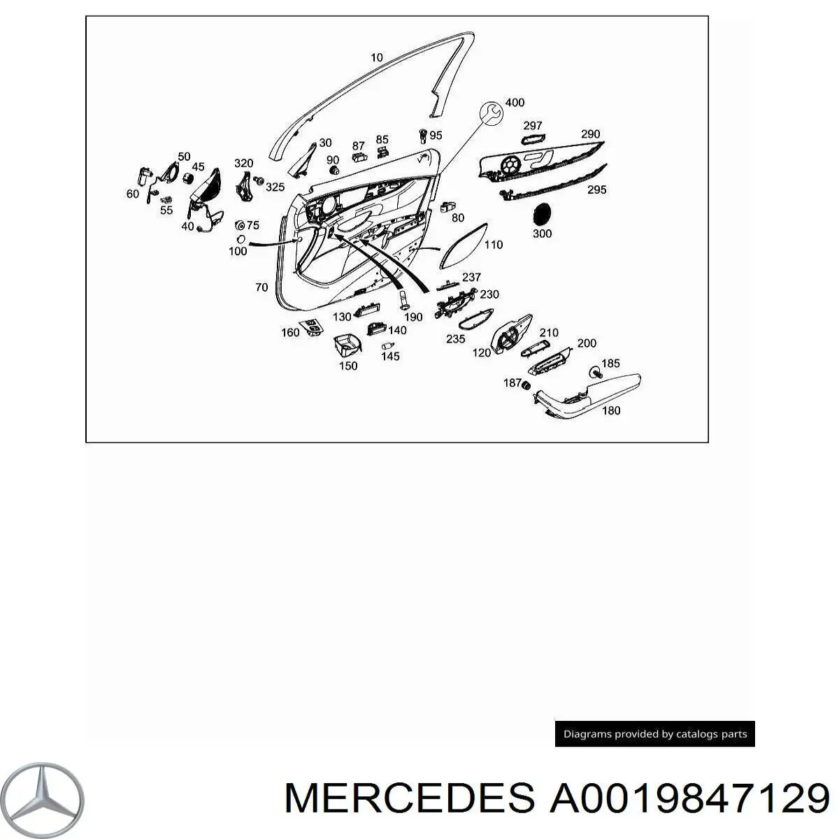 Купить A0019847129 Mercedes 