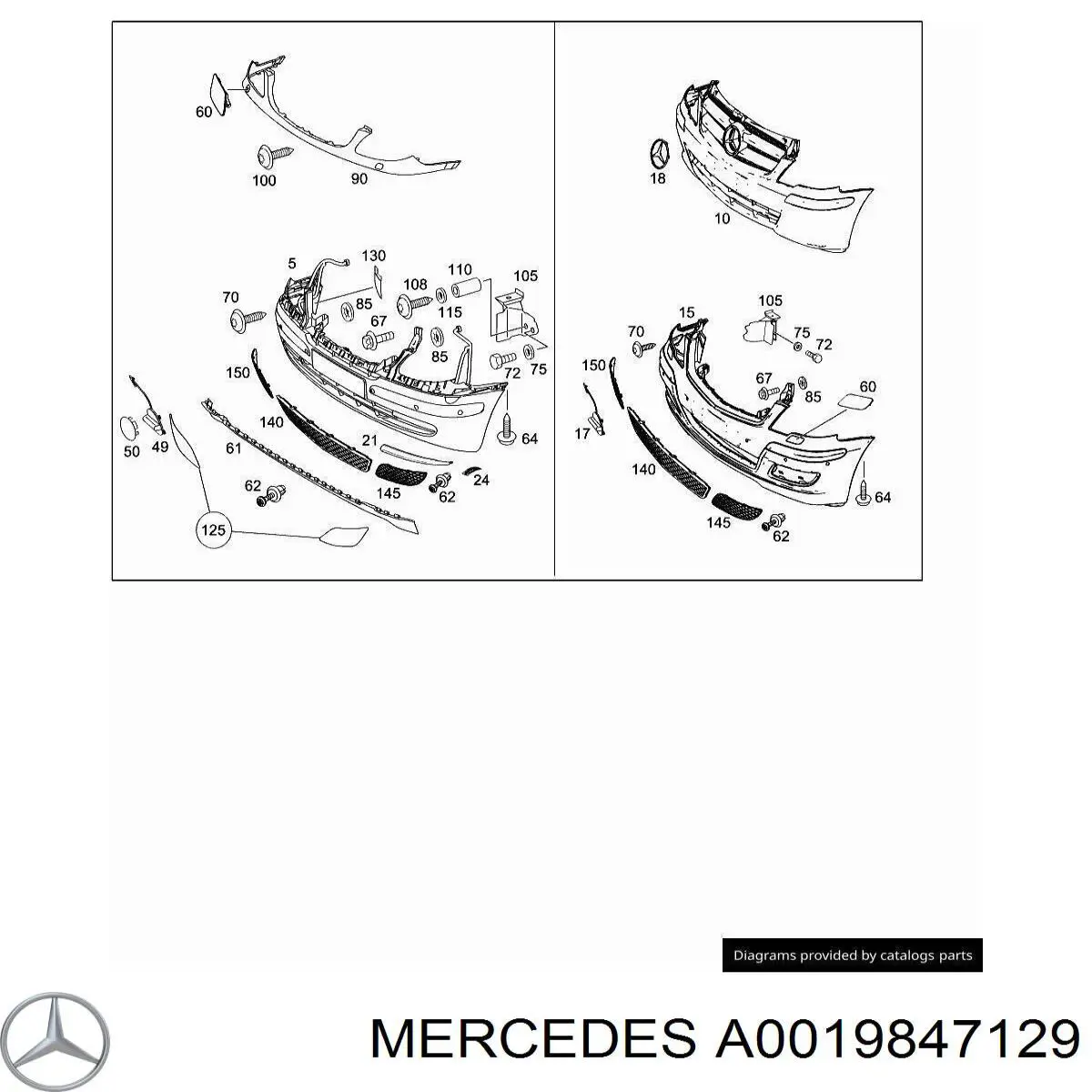  Mercedes A0019847129 цена, от 2.26 USD