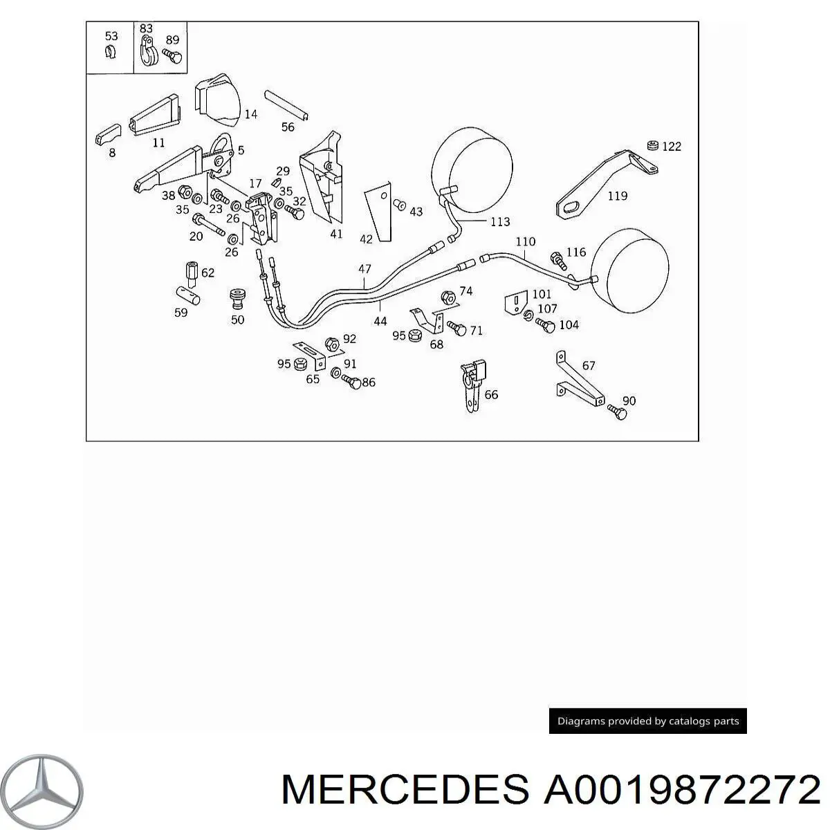 A0019872272 Mercedes 