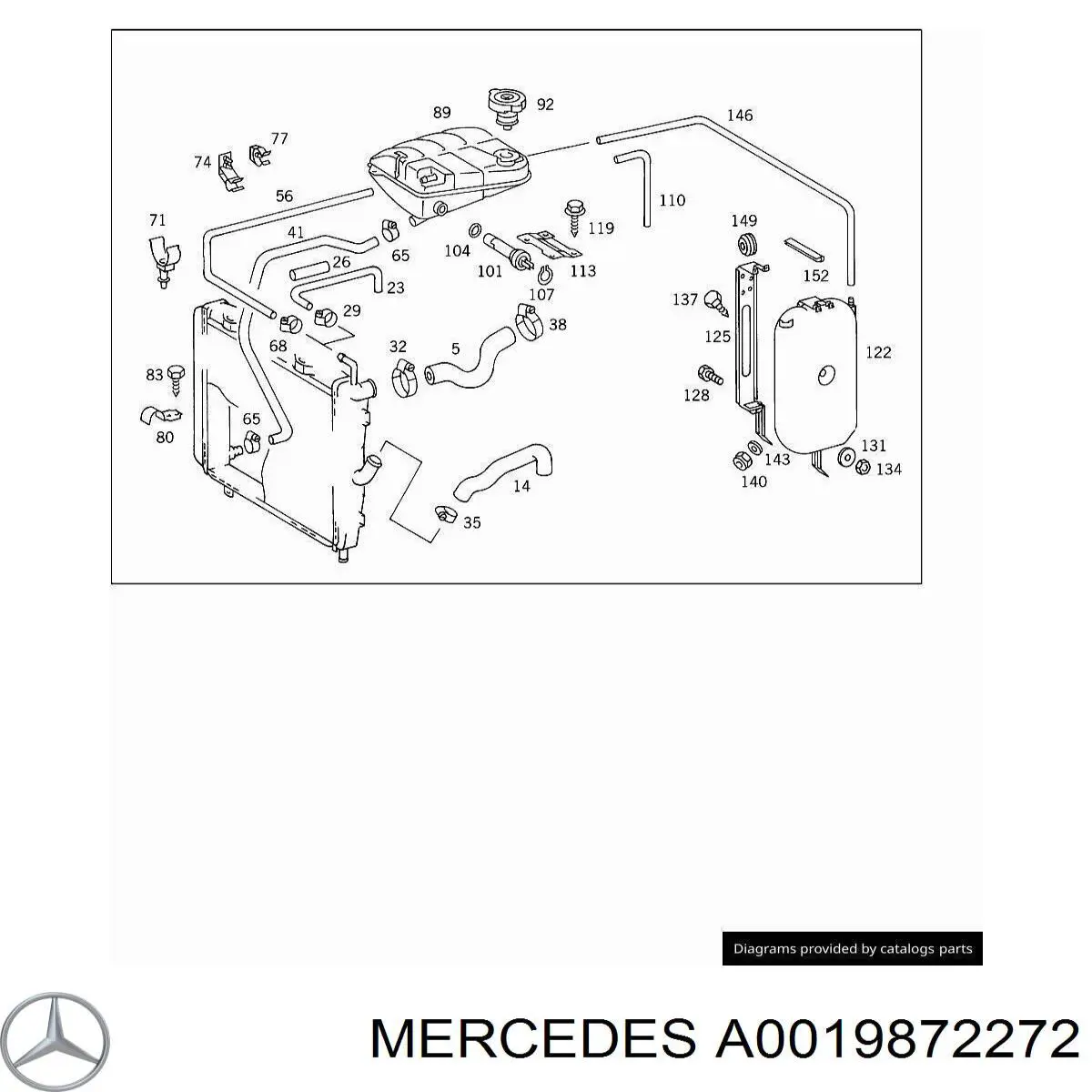  Mercedes A0019872272 цена, от 174.88 USD