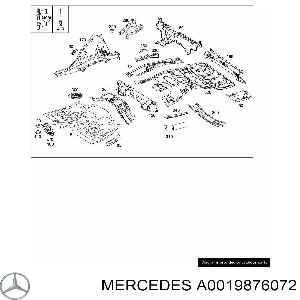  A0019876072 Mercedes