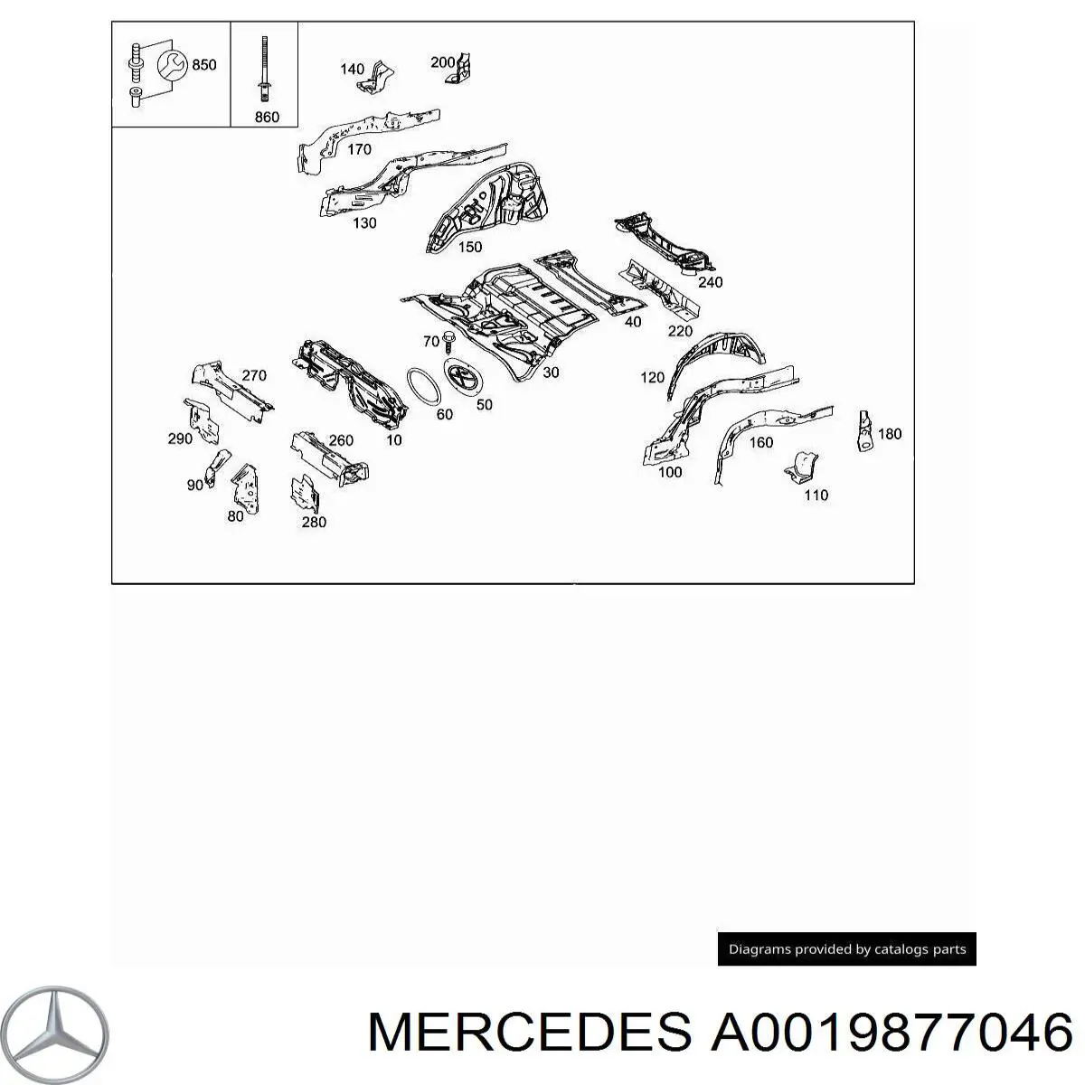 Mercedes A0019877046