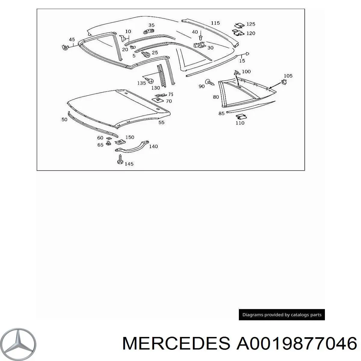  Mercedes A0019877046 цена, от 1.27 USD