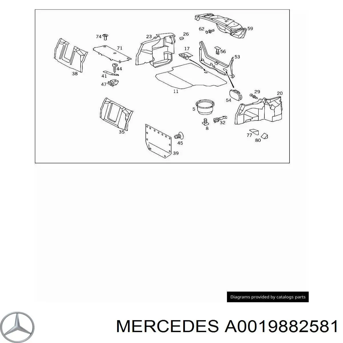  A0019882581 Mercedes