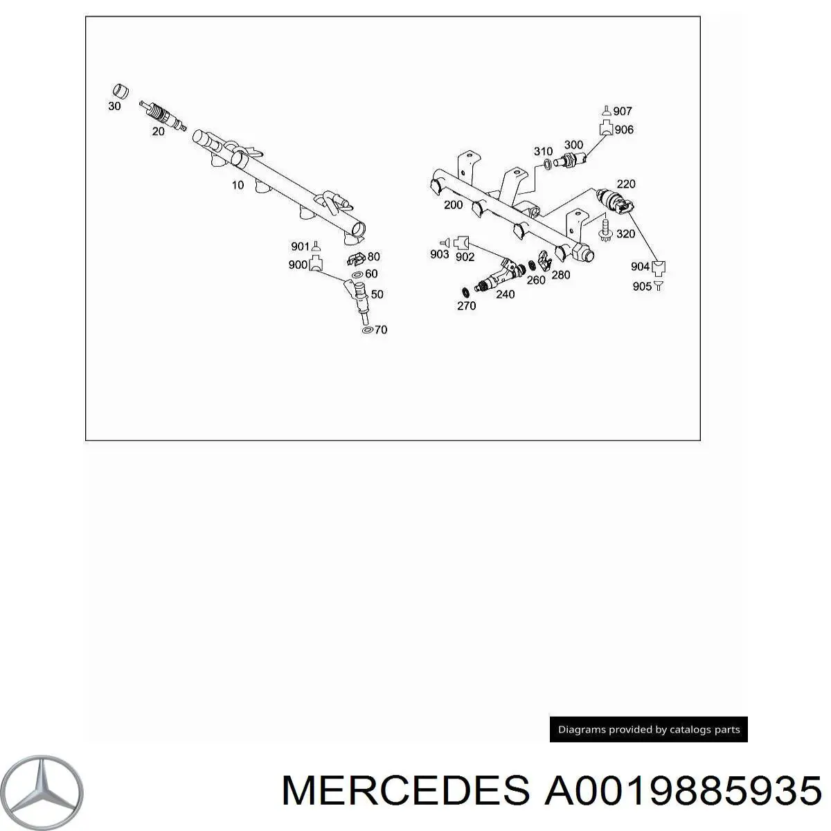  Mercedes A0019885935 цена, от 7.60 USD