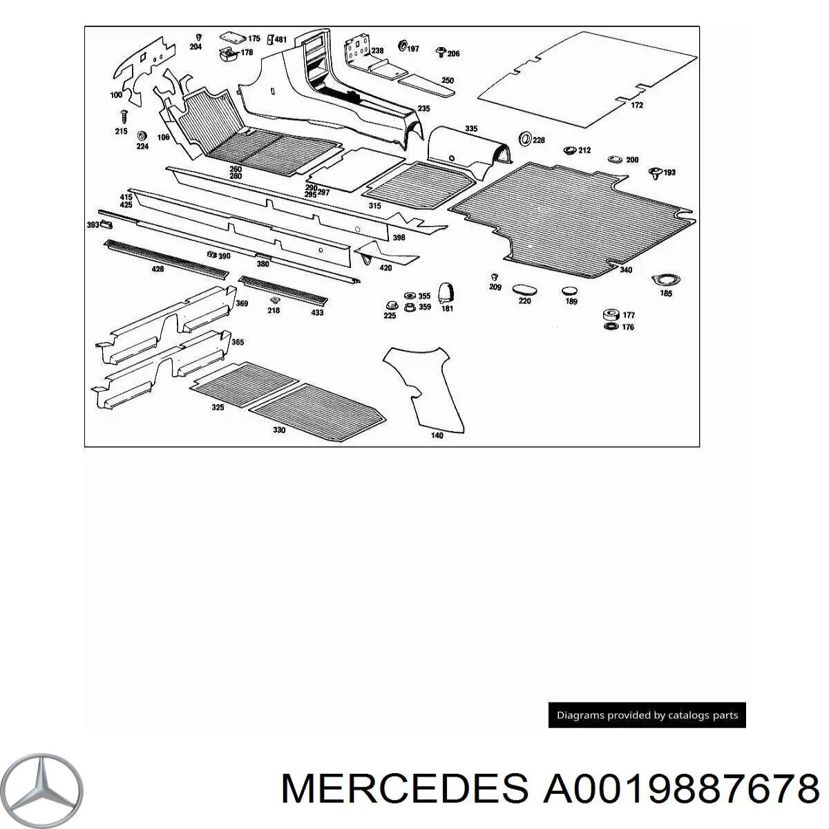 A0019887678 Mercedes 