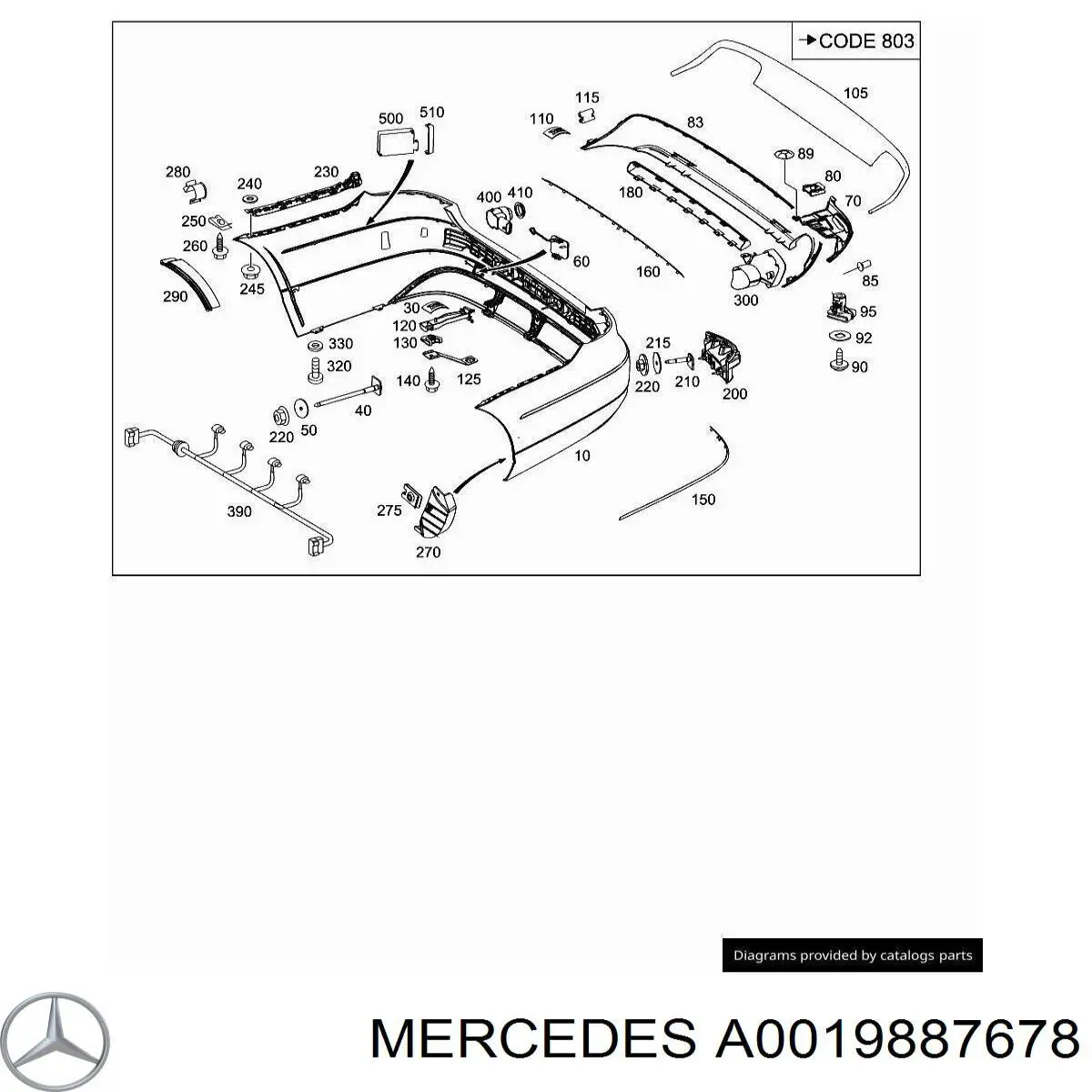 Купить A0019887678 Mercedes 