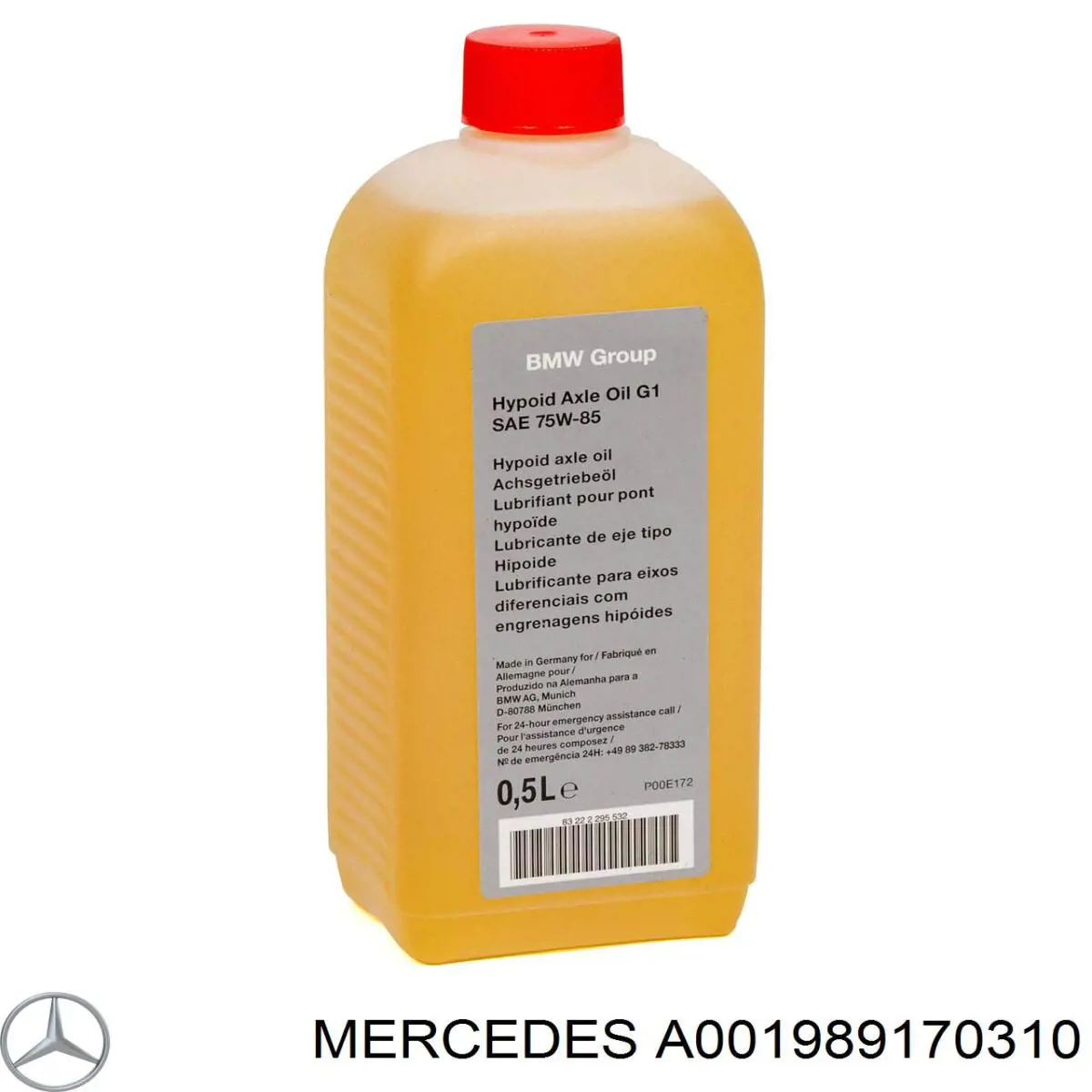 Масло трансмиссионное Mercedes A001989170310 цена, от 81.25 USD
