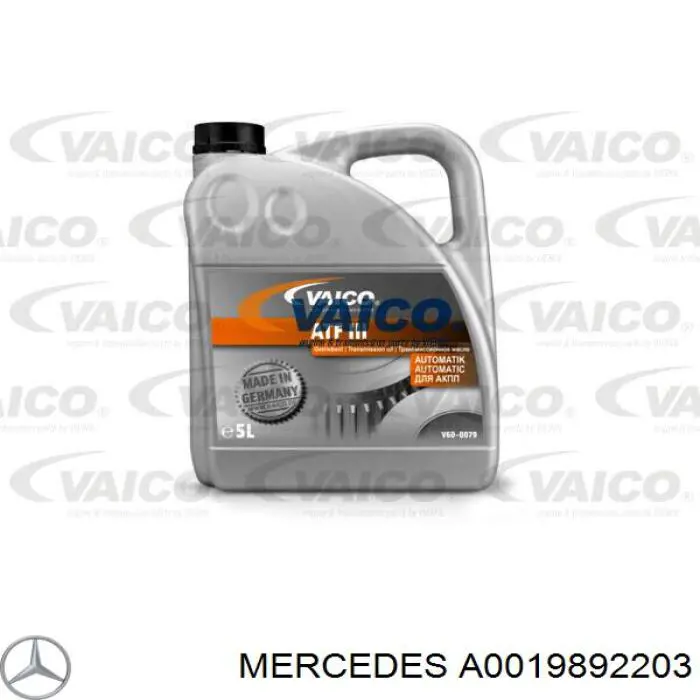  Трансмиссионное масло Mercedes (A0019892203)
