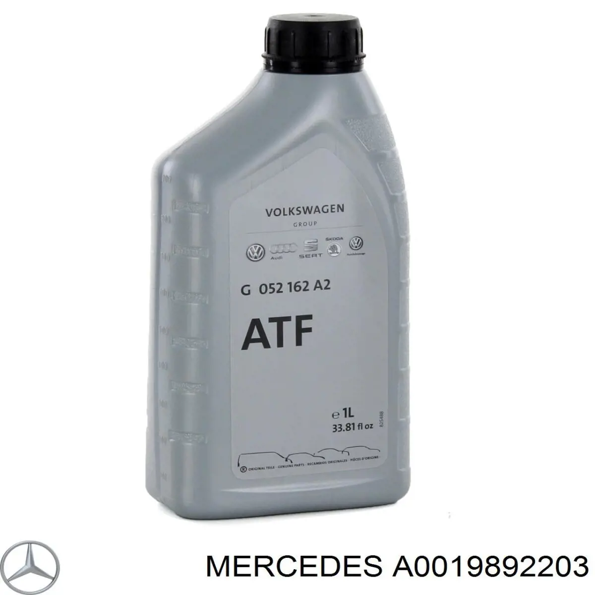 Трансмиссионное масло A0019892203 Mercedes