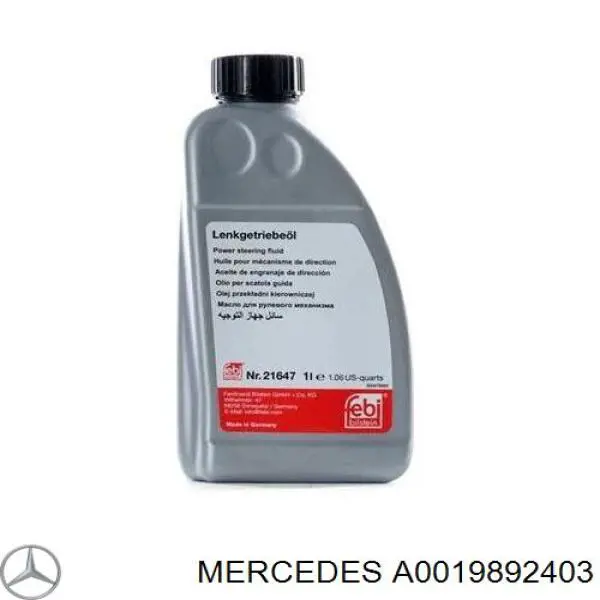 Líquido de dirección hidráulica A0019892403 Mercedes