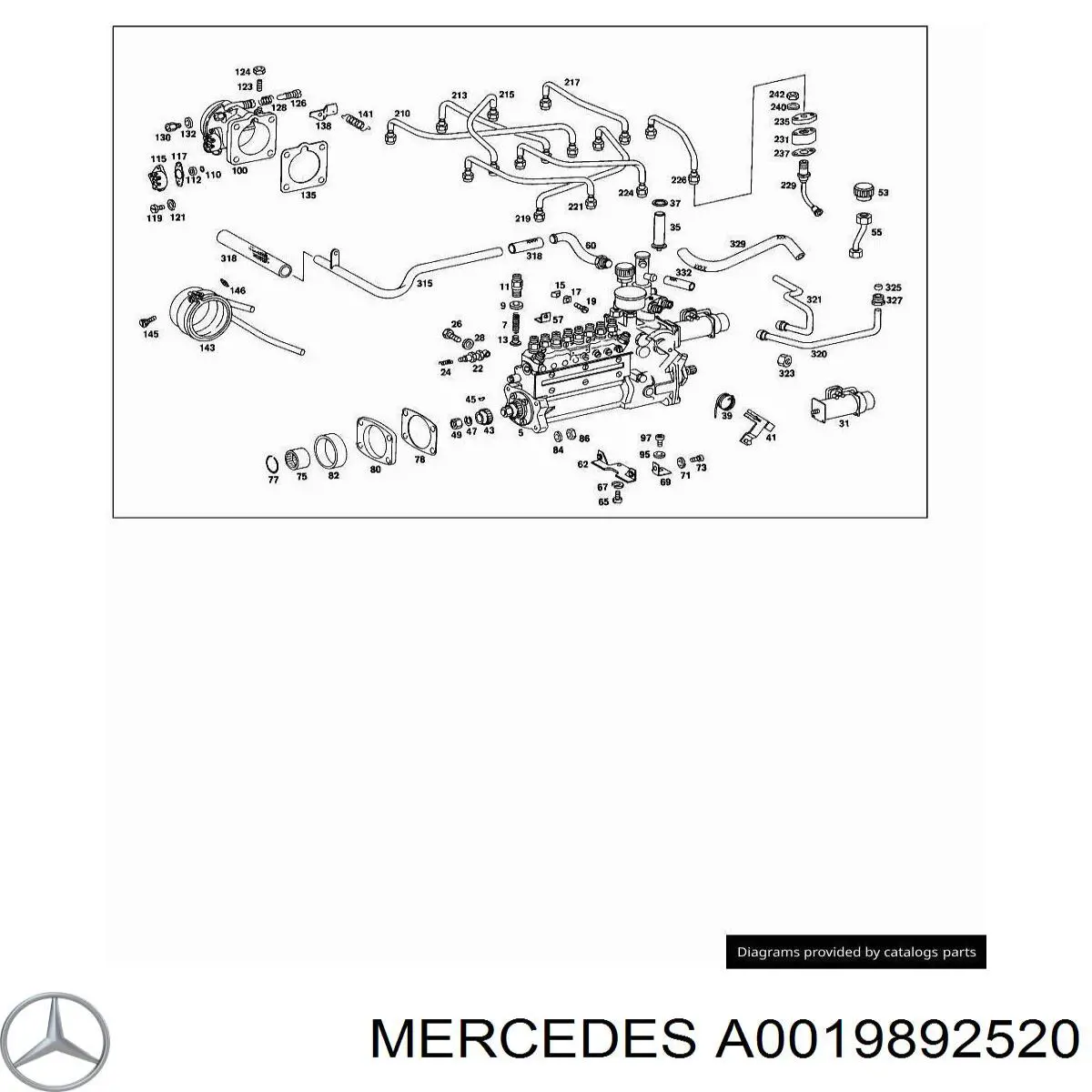 Material de estanqueidad para juntas A0019892520 Mercedes