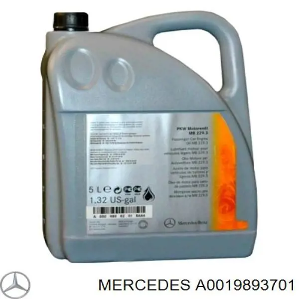 Моторное масло Mercedes (A0019893701)