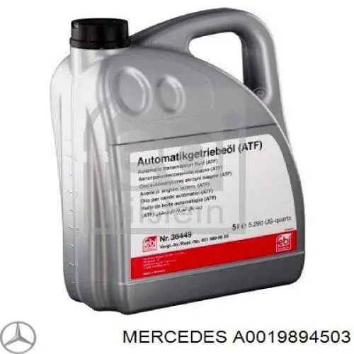  Трансмиссионное масло Mercedes (A0019894503)