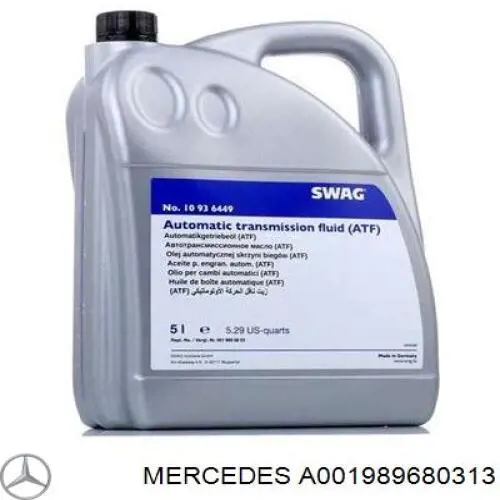  Трансмиссионное масло Mercedes (A001989680313)