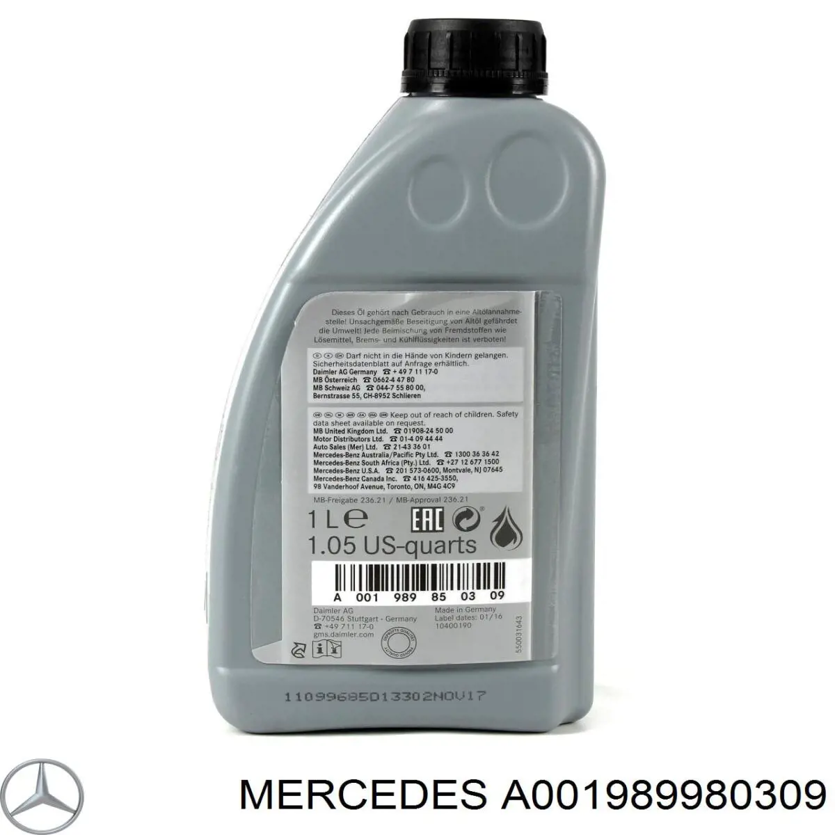 A001989980309 Mercedes 