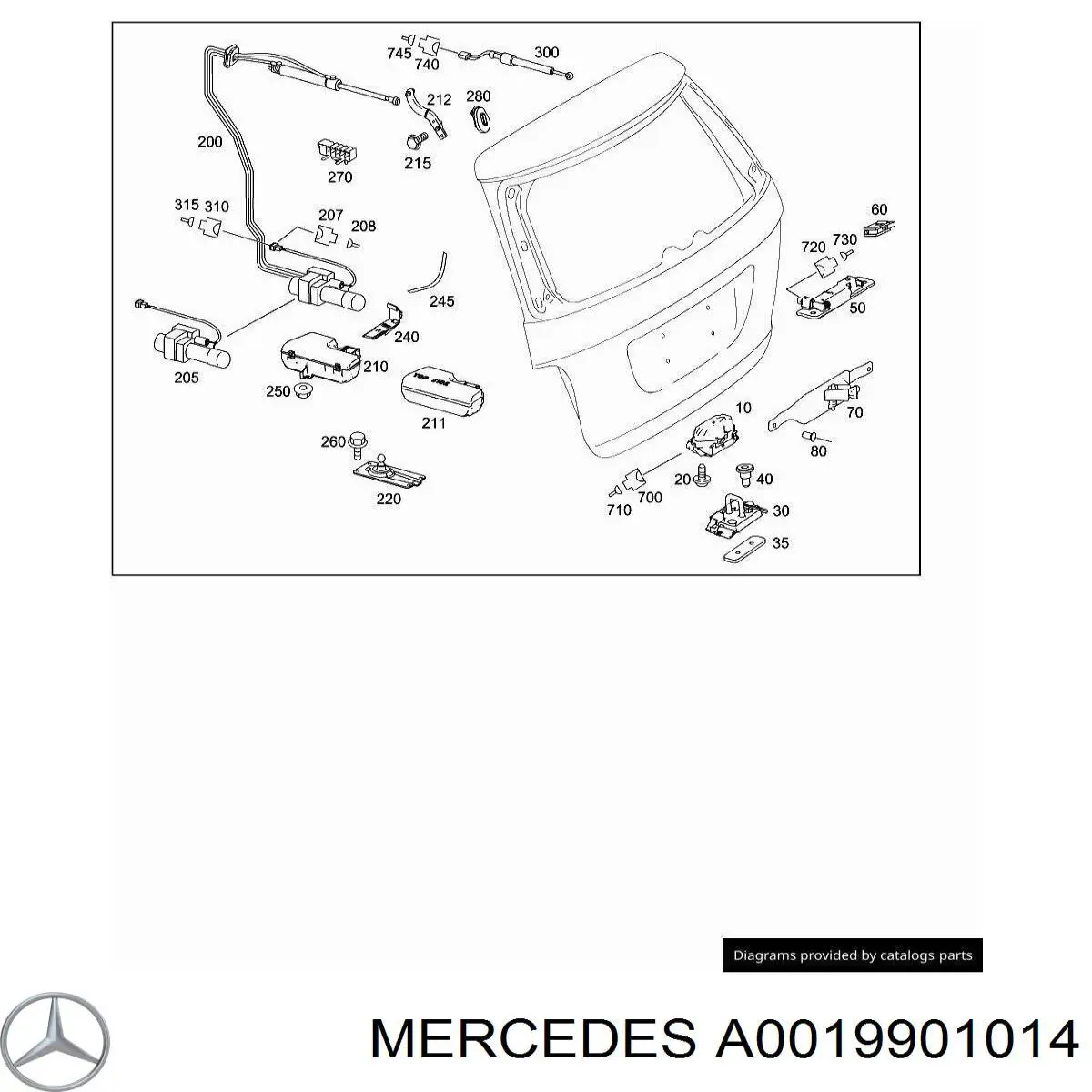  A0019901014 Mercedes