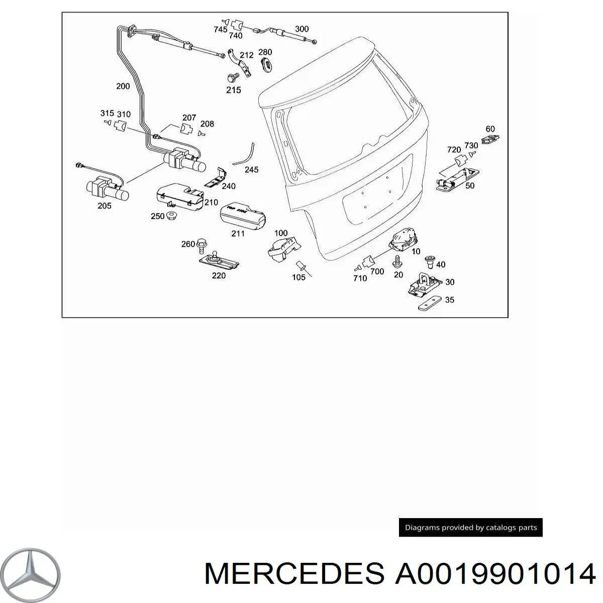  Mercedes A0019901014 цена, от 0.44 USD