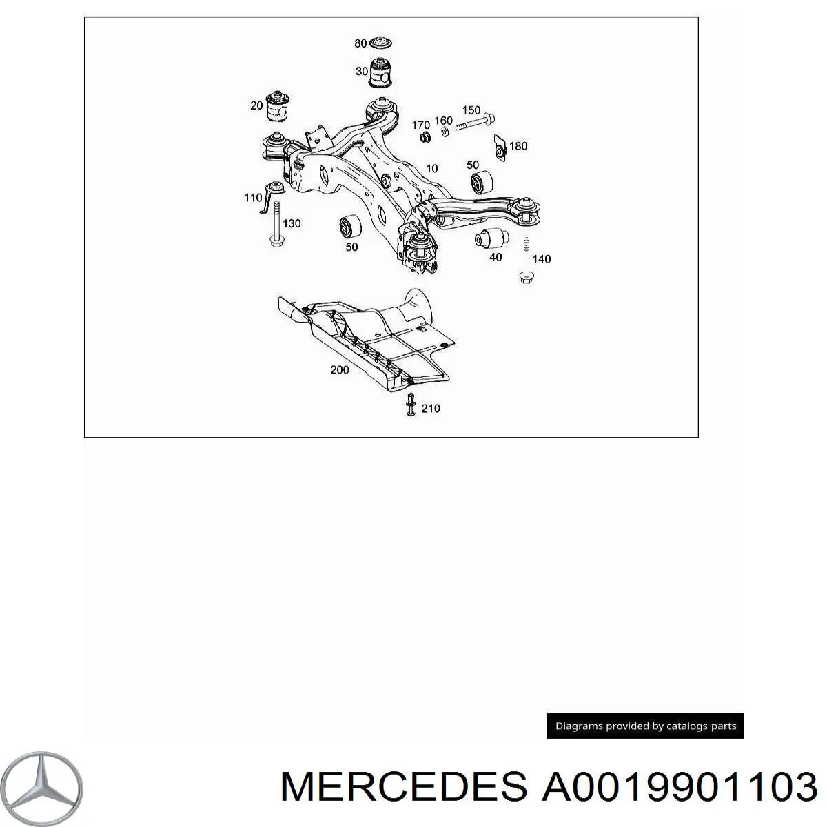 A0019901103 Mercedes 