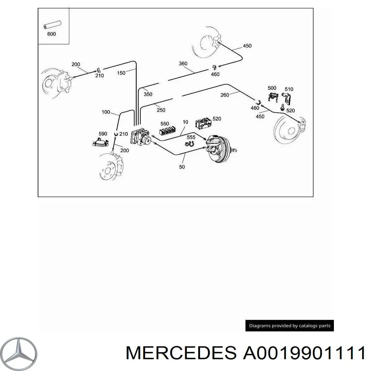  Mercedes A0019903811 цена, от 34.72 USD