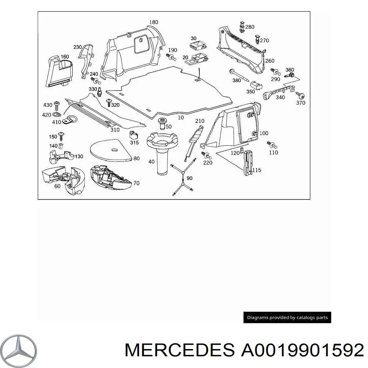 A0019901592 Mercedes 