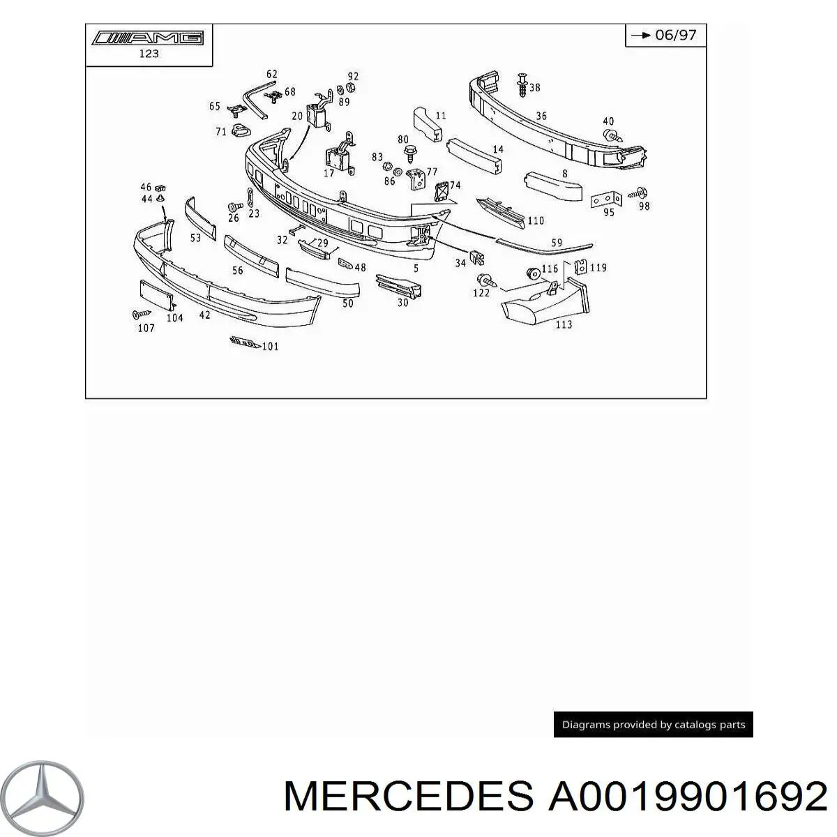  A0019901692 Mercedes