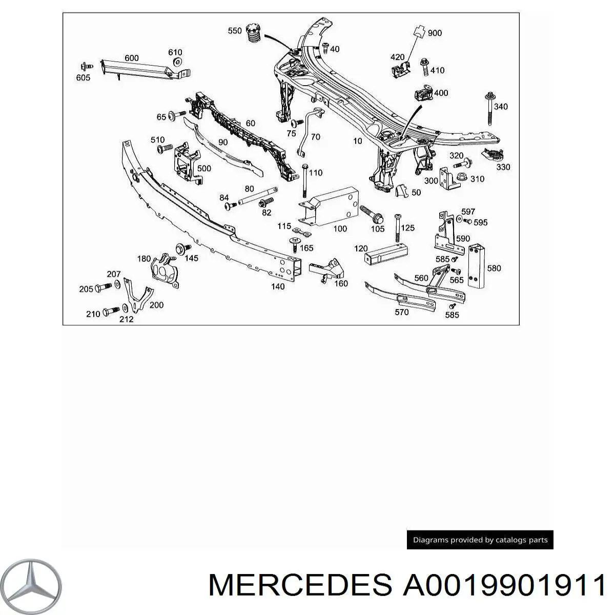 A0019901911 Mercedes 