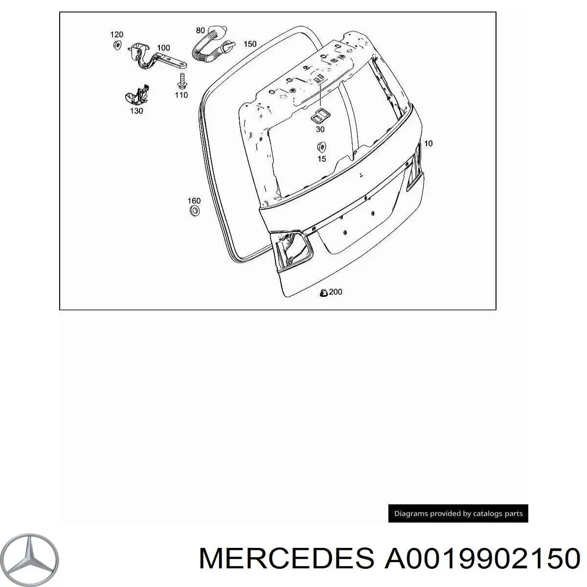  Mercedes A0019902150 цена, от 2.14 USD