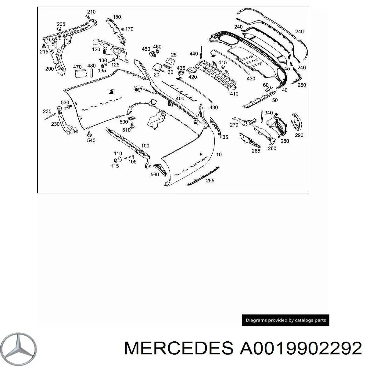  A0019902292 Mercedes