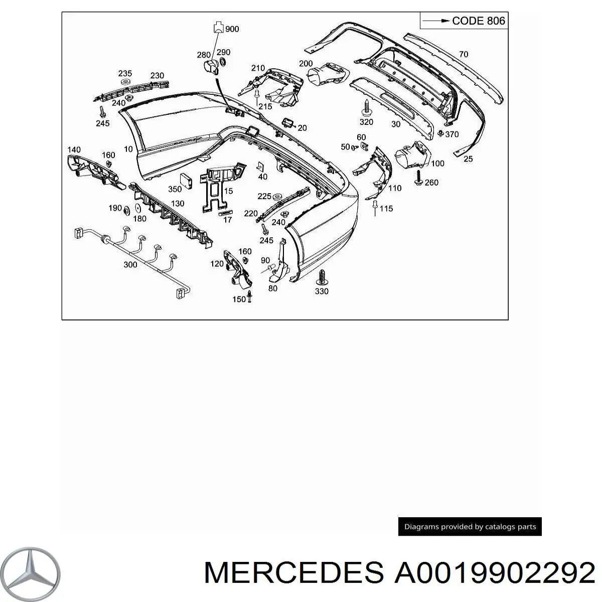  0019902292 Mercedes