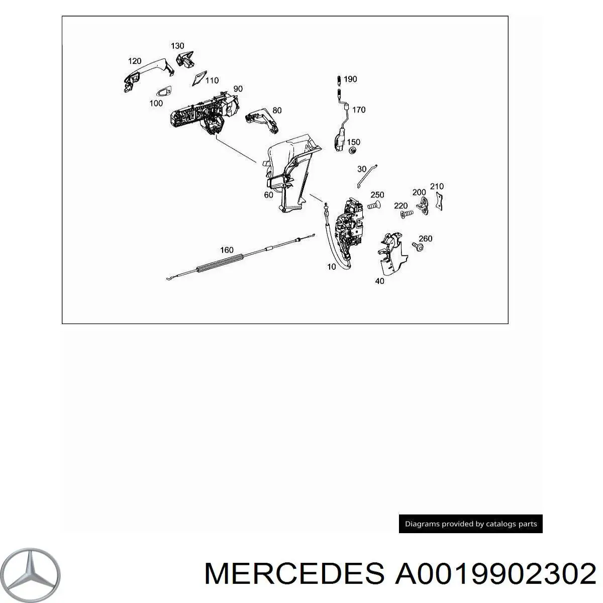 Купить A0019902302 Mercedes 
