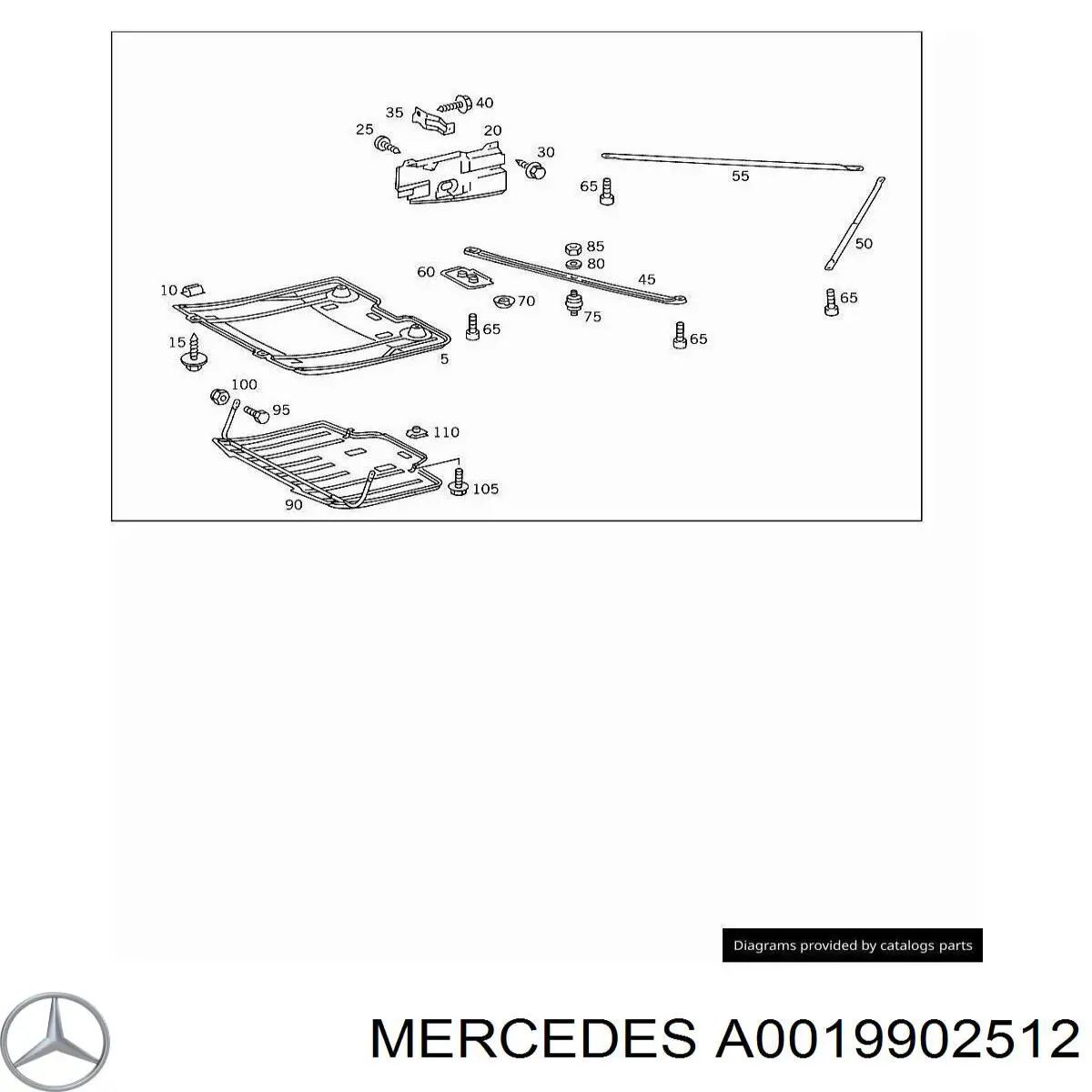 A0019902512 Mercedes 