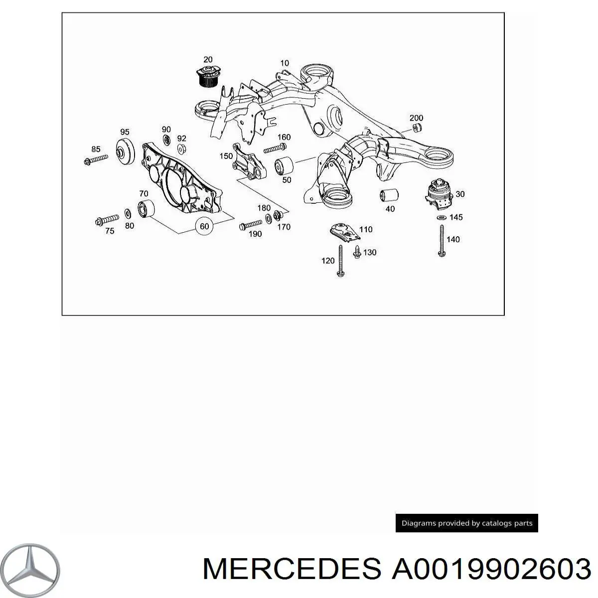 A0019902603 Mercedes 