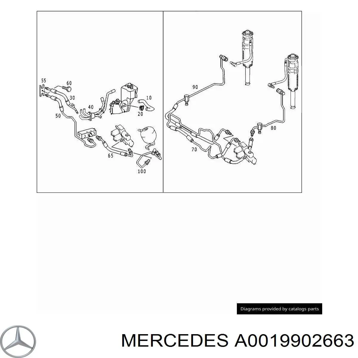 A0019902663 Mercedes 