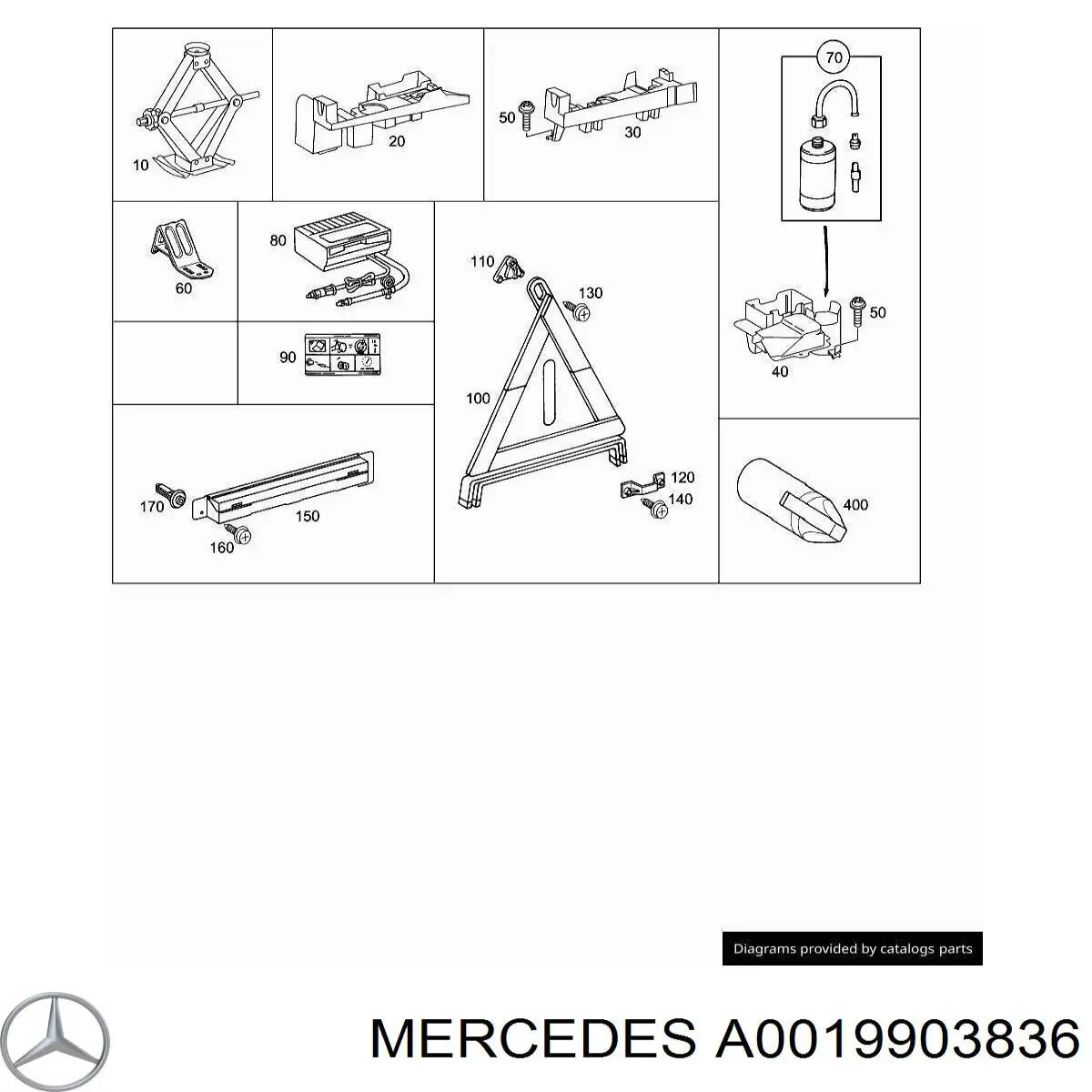  0019903836 Mercedes