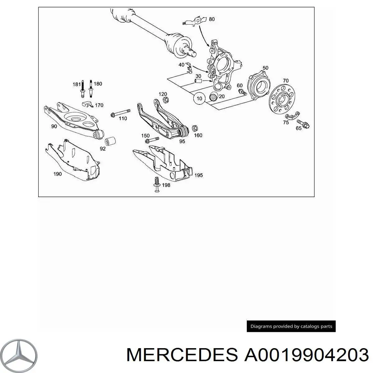 A0019904203 Mercedes 