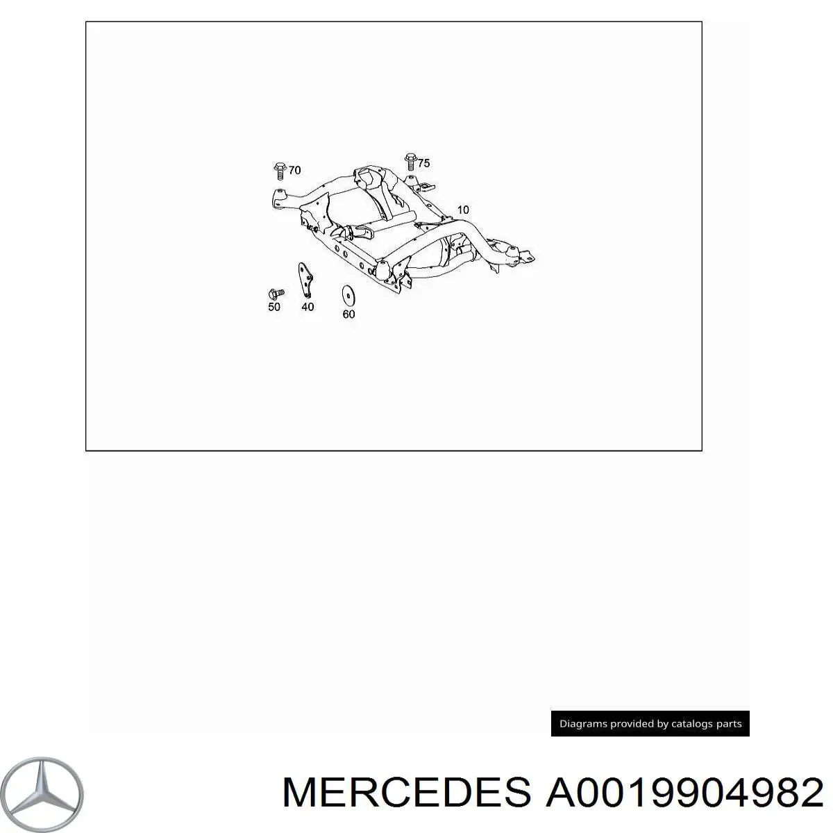 A0019904982 Mercedes 